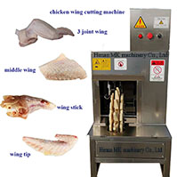 Chicken wing cutting machine