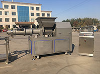 Low temperature meat and bone separator 
