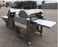 automatic chicken neck skinner machine