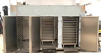 Three door hot air circulation dryer
